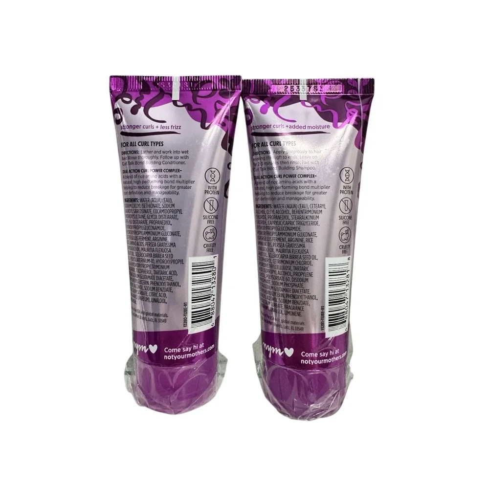 Not Your Mother's Curl Talk Bond Building Shampoo Conditioner Set 2oz Travel